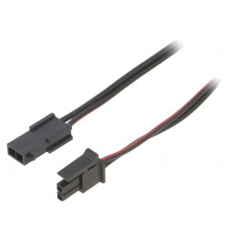 Cablu Micro-Fit 3.0 tată-mamă 2 pini 1m 4A PVC | Electronic-mag.ro | Componente Electronice
