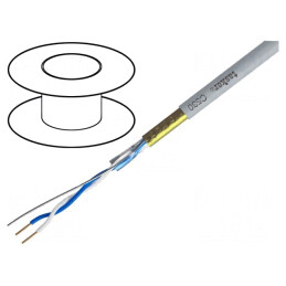 Cablu LonWorks 1x2x22AWG Cu LSZH Gri 100m | Electronic-mag.ro | Componente Electronice