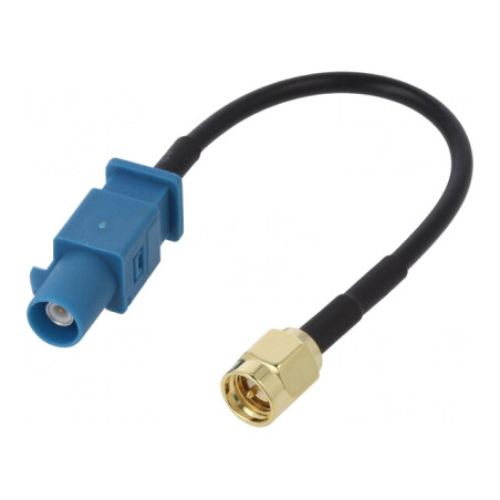 Cablu Fakra Tată SMA Tată 100mm | Electronic-mag.ro | Componente Electronice