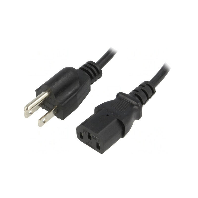 Cablu Alimentare IEC C13 NEMA 5-15 1.5m Negru | Electronic-mag.ro | Componente Electronice Cablu Alimentare IEC C13 NEMA 5-15 1.5m Negru | Electronic-mag.ro | Componente Electronice