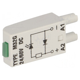 Modul Protecție Soclu LED Verde | Electronic-mag.ro | Componente Electronice