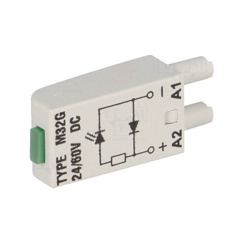 Modul Protecție Soclu LED Verde | Electronic-mag.ro | Componente Electronice