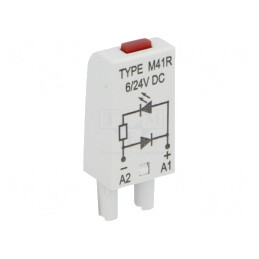 Modul Protecție Soclu LED Roșu | Electronic-mag.ro | Componente Electronice