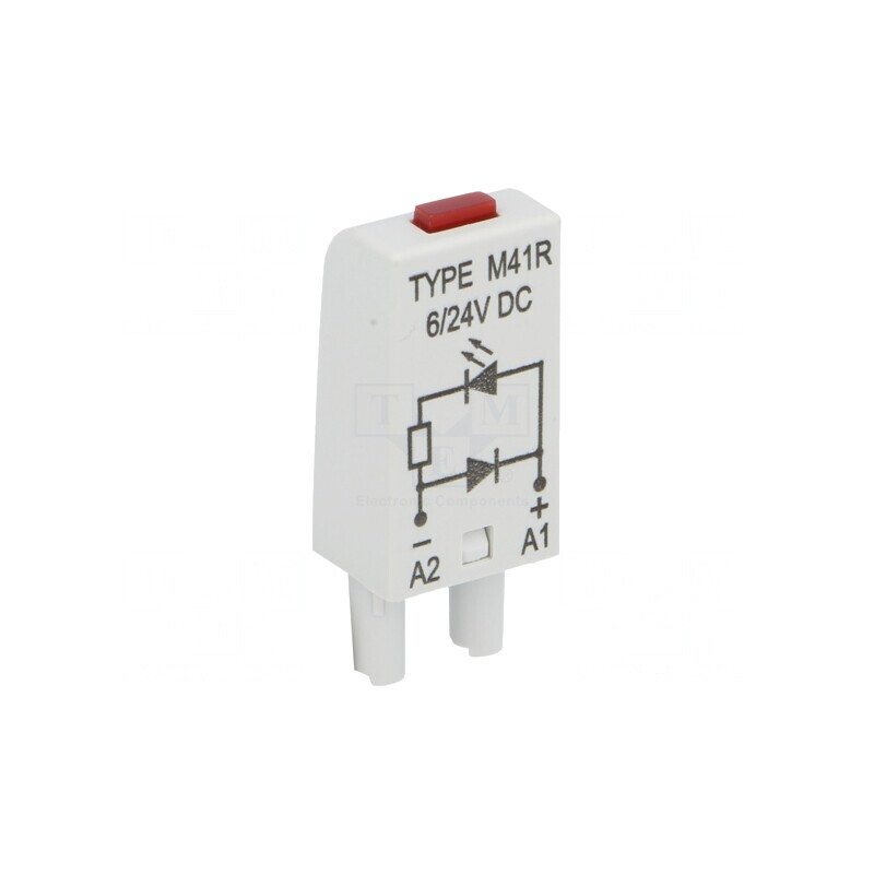 Modul Protecție Soclu LED Roșu | Electronic-mag.ro | Componente Electronice