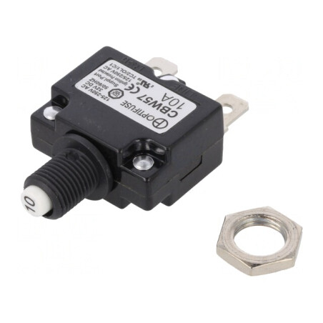 Siguranță termică 10A 125V/250V/32VDC/50VDC | Electronic-mag.ro | Componente Electronice