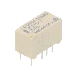 Releu electromagnetic DPDT 3VDC 2A 0,5A/125VAC PCB | Electronic-mag.ro | Componente Electronice