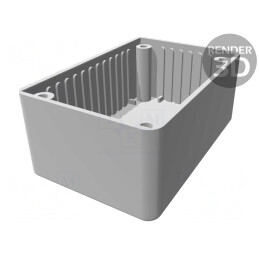 Carcasă Universală ABS Gri IP54 56x85x39mm | Electronic-mag.ro | Componente Electronice