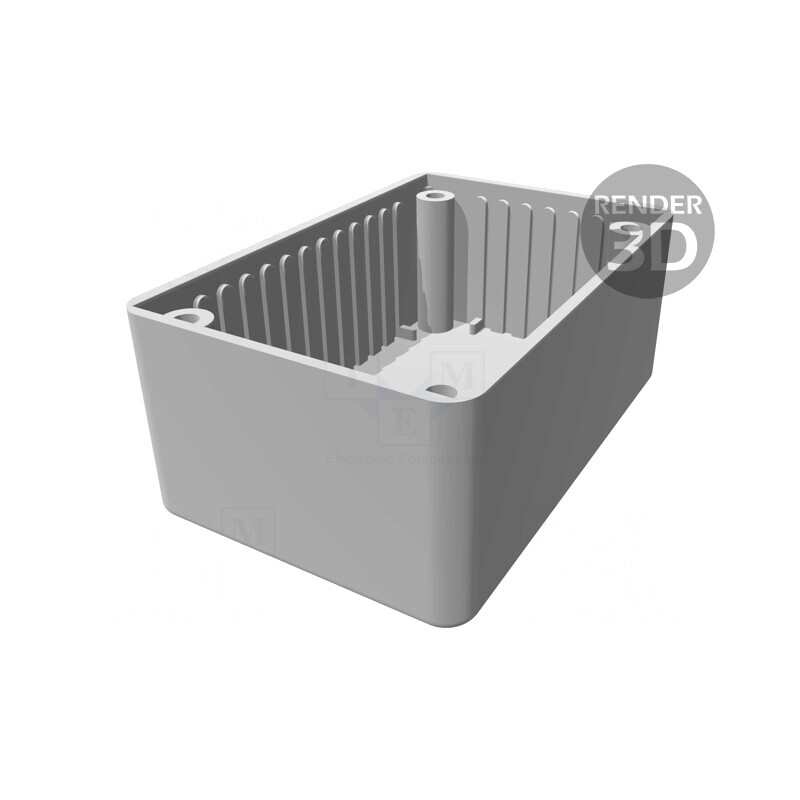 Carcasă Universală ABS Gri IP54 56x85x39mm | Electronic-mag.ro | Componente Electronice