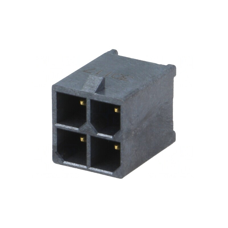 Soclu cablu-placă Mega-Fit 5,7mm 4 pini 23A THT | Electronic-mag.ro | Componente Electronice