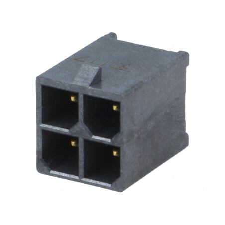 Soclu cablu-placă Mega-Fit 5,7mm 4 pini 23A THT | Electronic-mag.ro | Componente Electronice