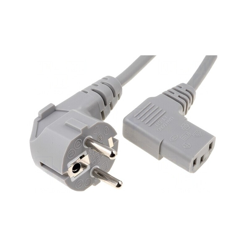 Cablu Electric 3x0,75mm2 PVC 1,8m Gri 10A 250V Uni-Schuko | Electronic-mag.ro | Componente Electronice Cablu Electric 3x0,75mm2 PVC 1,8m Gri 10A 250V Uni-Schuko | Electronic-mag.ro | Componente Electronice