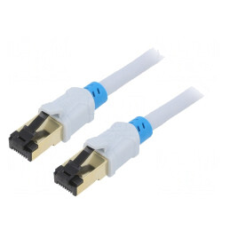 Patch Cord RJ45 S/FTP Cat6 2m Gri | Electronic-mag.ro | Componente Electronice