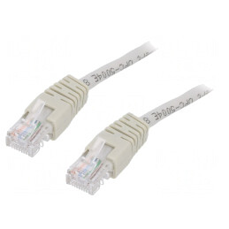 Patch Cord U/UTP Cat5e 15m Gri | Electronic-mag.ro | Componente Electronice