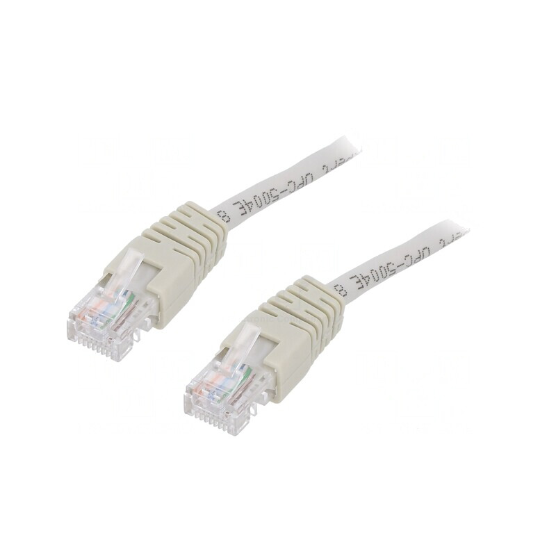 Patch Cord U/UTP Cat5e 15m Gri | Electronic-mag.ro | Componente Electronice