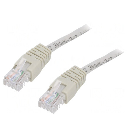 Patch Cord U/UTP Cat5e 15m Gri | Electronic-mag.ro | Componente Electronice