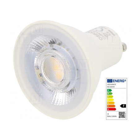 Lampă LED GU10 6,5W 2700K Alb Cald | Electronic-mag.ro | Componente Electronice