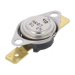 Termostat SPST-NC 90°C 16A 250V 6,3mm Terminali | Electronic-mag.ro | Componente Electronice