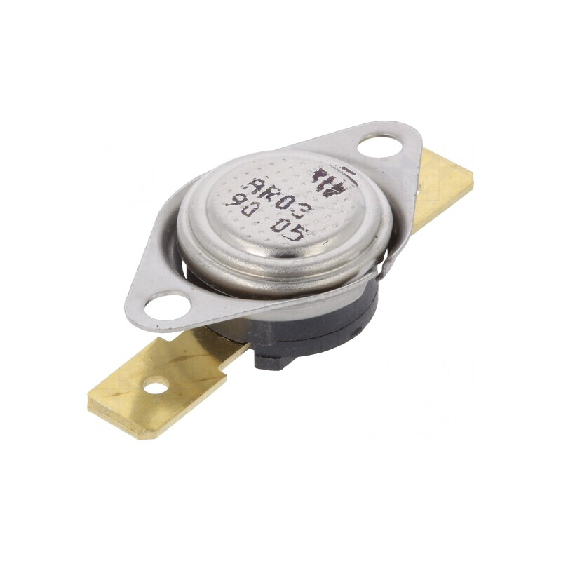 Termostat SPST-NC 90°C 16A 250V 6,3mm Terminali | Electronic-mag.ro | Componente Electronice