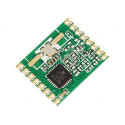 Modul RF emițător-receptor FM 433,92MHz SPI SMD | Electronic-mag.ro | Componente Electronice