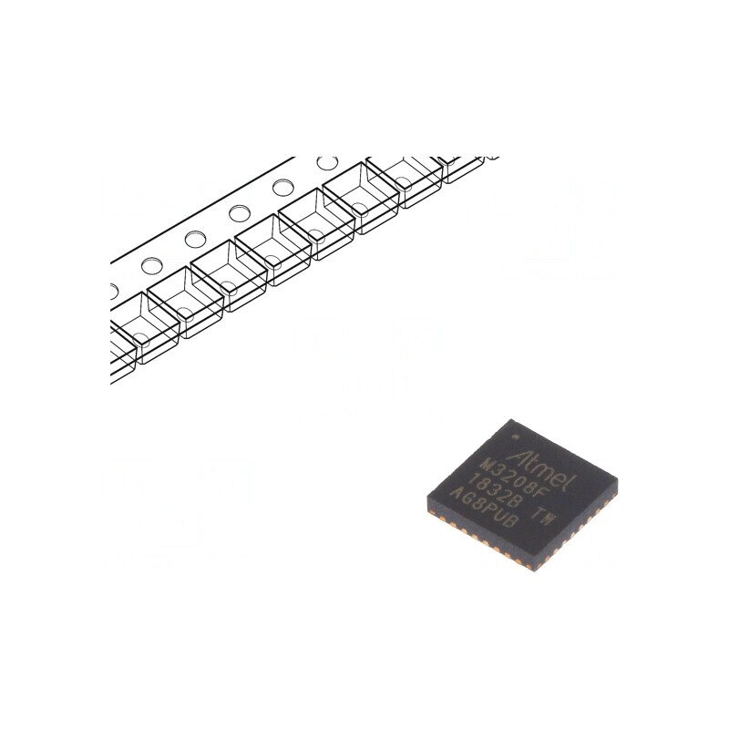 Microcontroler AVR QFN32 cu Interfață I2C/SPI/UART | Electronic-mag.ro | Componente Electronice