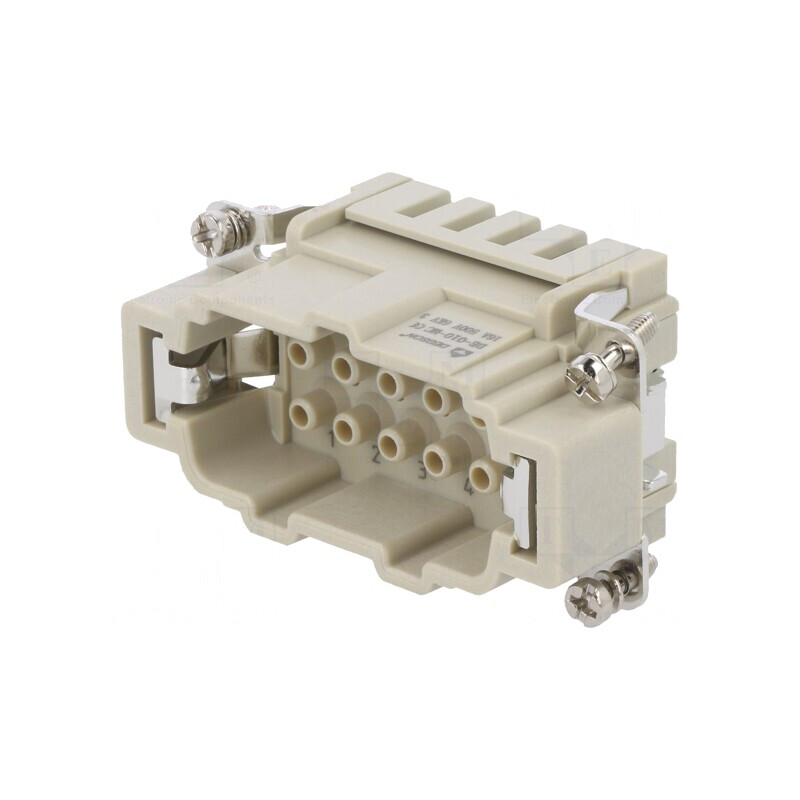 Conector HDC Inserturi Contact Tată 10PE 16A | Electronic-mag.ro | Componente Electronice