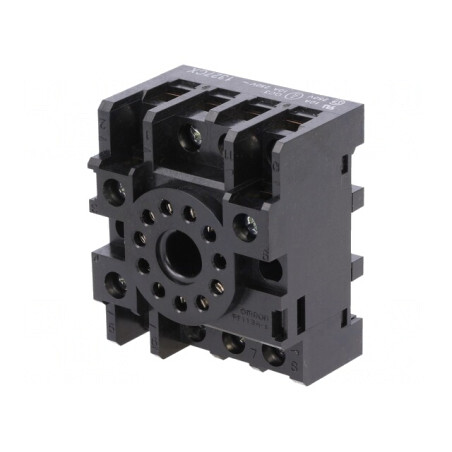 Stativ pentru Șină DIN cu Soclu Rotund MKS | Electronic-mag.ro | Componente Electronice