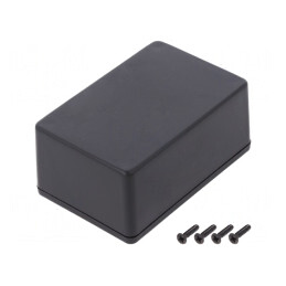 Carcasă Universală 57x87x39mm ABS Neagră | Electronic-mag.ro | Componente Electronice