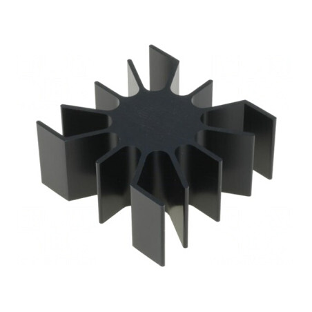 Radiator LED Negru 51,5x51x26x25mm | Electronic-mag.ro | Componente Electronice
