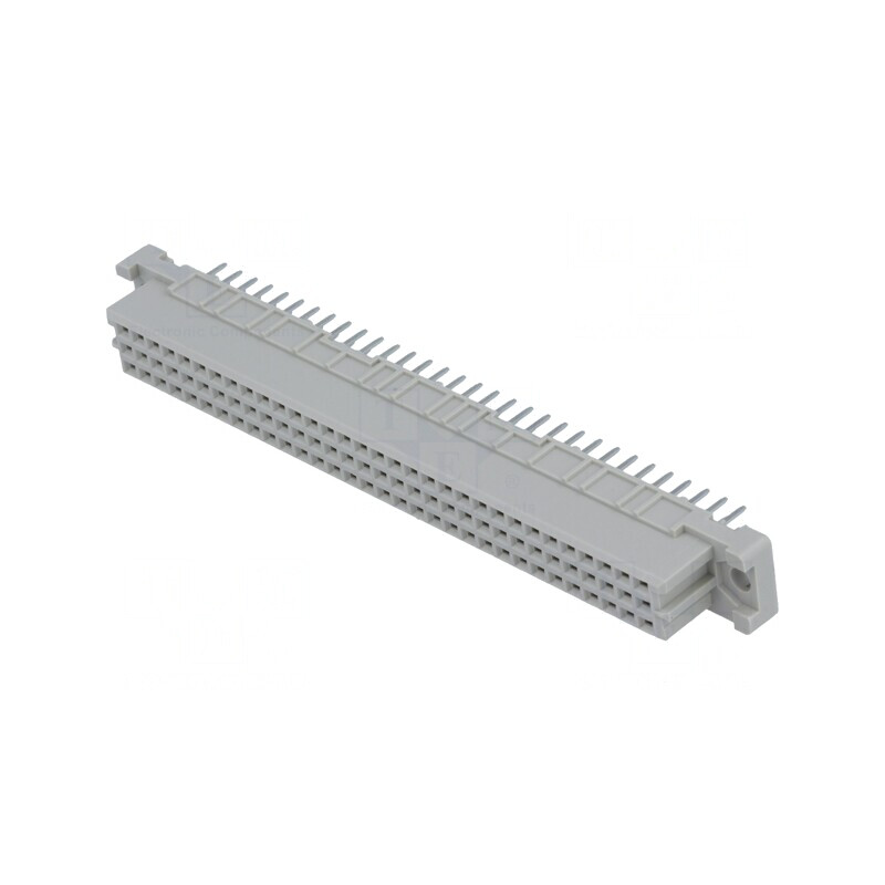 Soclu DIN 41612 tip C 96 PIN THT drept termoplast mamă | Electronic-mag.ro | Componente Electronice
