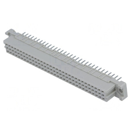 Soclu DIN 41612 tip C 96 PIN THT drept termoplast mamă | Electronic-mag.ro | Componente Electronice
