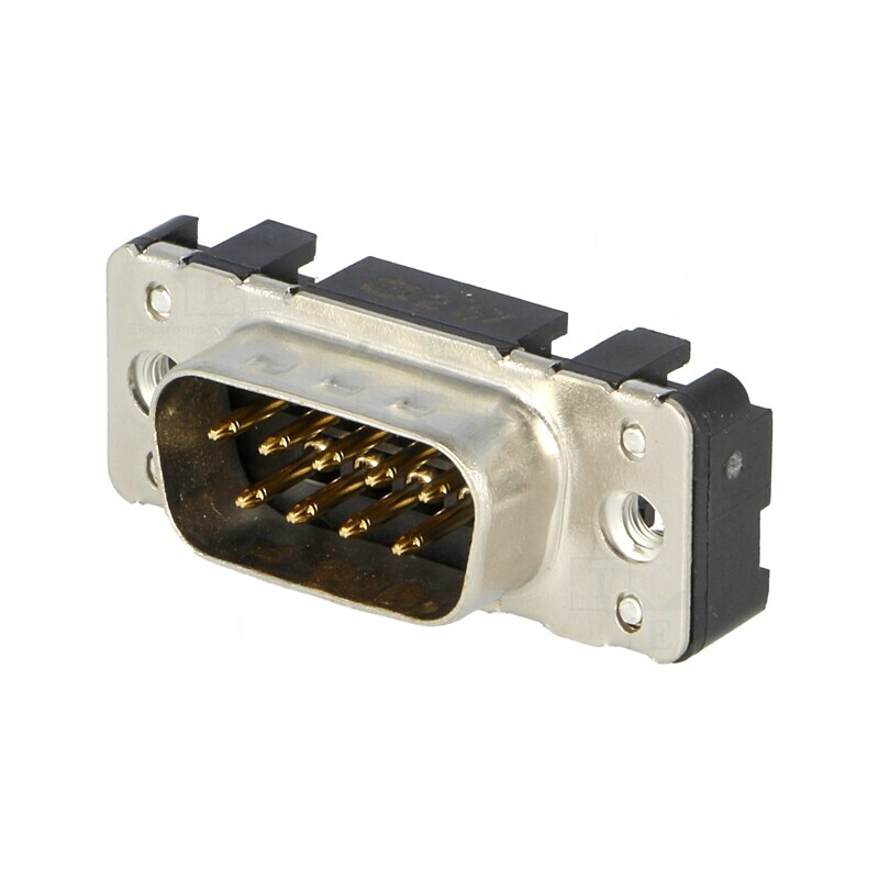 Conector D-Sub 9 Pini Soclu Tată Drept THT UNC 4-40 | Electronic-mag.ro | Componente Electronice