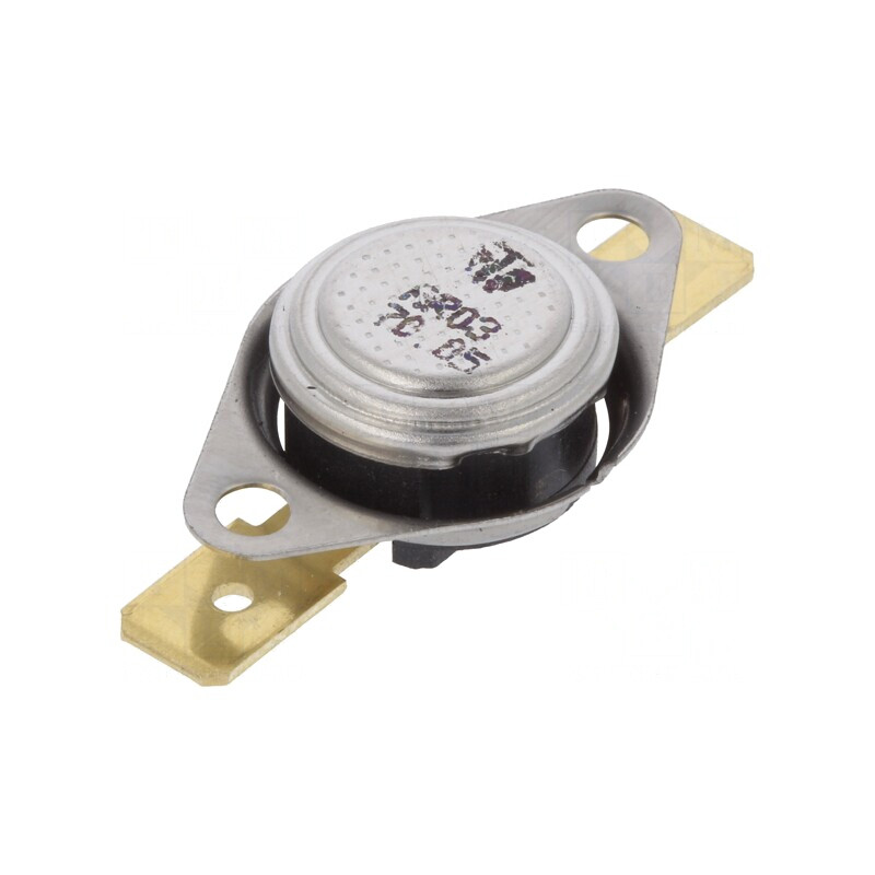 Termostat SPST-NC 70°C 16A 250VAC Terminal 6.3mm | Electronic-mag.ro | Componente Electronice