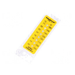 Indicator de temperatură; °C,°F; 15x45mm; CelsiStrip