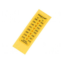 Indicator de temperatură; °C,°F; 15x45mm; CelsiStrip