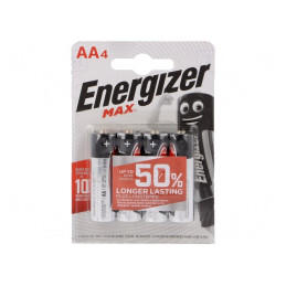 Baterie Alcalină 1,5V AA 4 Buc MAX | Electronic-mag.ro | Componente Electronice
