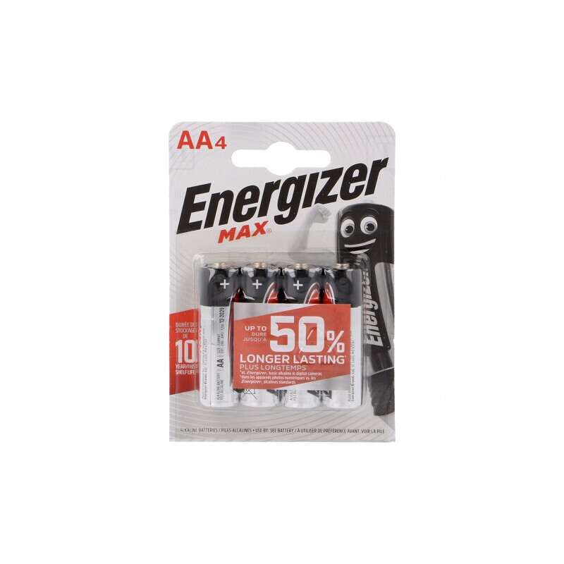 Baterie Alcalină 1,5V AA 4 Buc MAX | Electronic-mag.ro | Componente Electronice