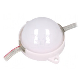 Lumină LED RGB IP68 cu 3 diode și controler WS2811S Ø50mm | Electronic-mag.ro | Componente Electronice