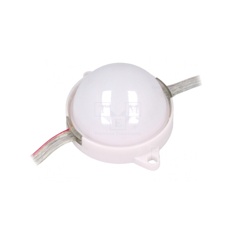 Lumină LED RGB IP68 cu 3 diode și controler WS2811S Ø50mm | Electronic-mag.ro | Componente Electronice