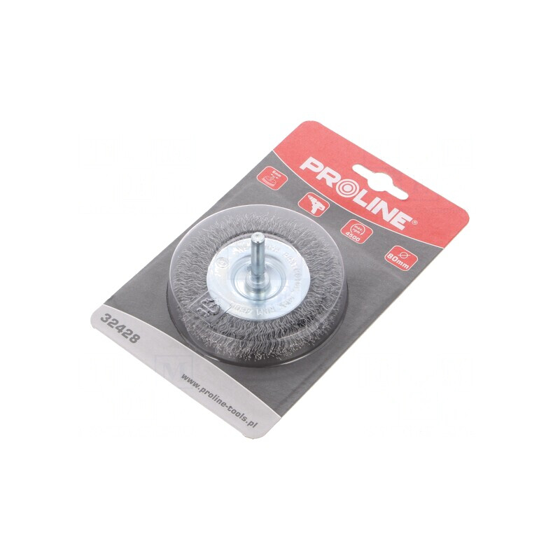 Perie disc cu tijă 80mm | Electronic-mag.ro | Componente Electronice