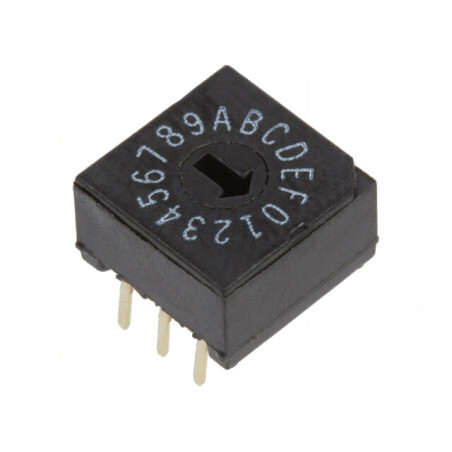 Întrerupător Codificare HEX/BCD 10 Poz THT 50mΩ | Electronic-mag.ro | Componente Electronice