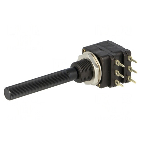 Potentiometru Axial 100kΩ 100mW THT 6mm Plastic | Electronic-mag.ro | Componente Electronice