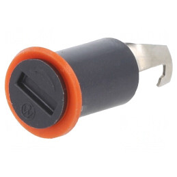 Clemă Panou Neagră 5x20mm 40-85°C | Electronic-mag.ro | Componente Electronice