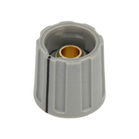 Buton rotativ indicator gri 16mm 6ax ABS | Electronic-mag.ro | Componente Electronice