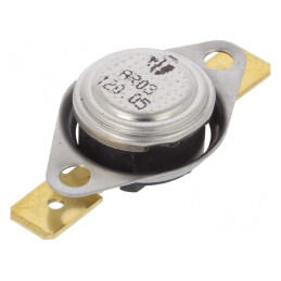 Termostat SPST-NC 120°C 16A 250VAC | Electronic-mag.ro | Componente Electronice