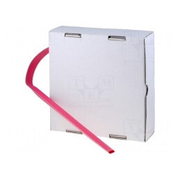 Manşon termocontractabil 1,6mm roşu | Electronic-mag.ro | Componente Electronice