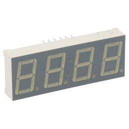 Afișaj LED 7 Segmente 14mm 4 Digits Roșu | Electronic-mag.ro | Componente Electronice