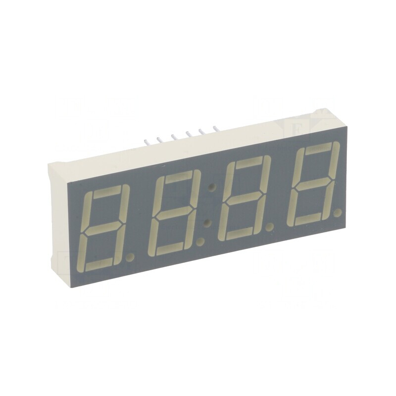 Afișaj LED 7 Segmente 14mm 4 Digits Roșu | Electronic-mag.ro | Componente Electronice
