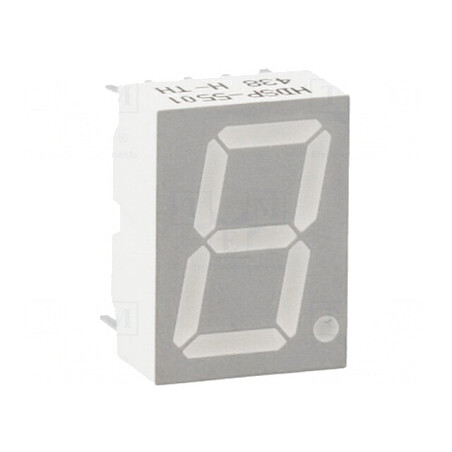 Afişaj LED 7 Segmente 14,22mm Roşu | Electronic-mag.ro | Componente Electronice