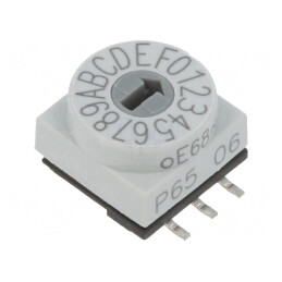 Întrerupător Codificare HEX/BCD 16 Poz SMD 80mΩ | Electronic-mag.ro | Componente Electronice