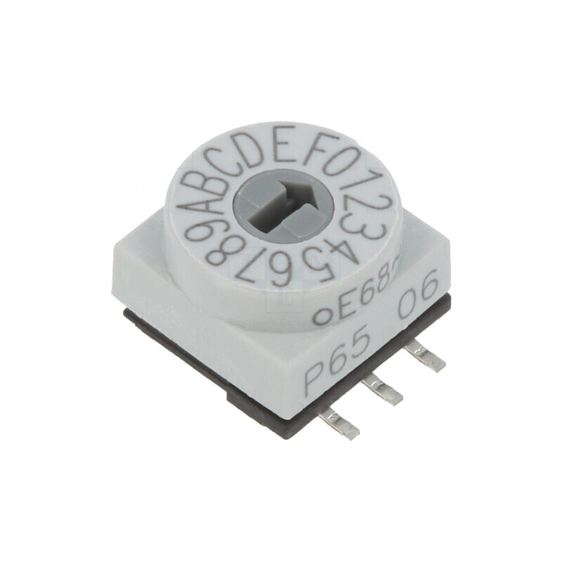 Întrerupător Codificare HEX/BCD 16 Poz SMD 80mΩ | Electronic-mag.ro | Componente Electronice